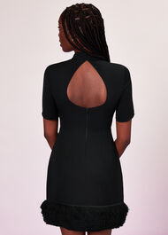 Fringe Detail Mini Dress