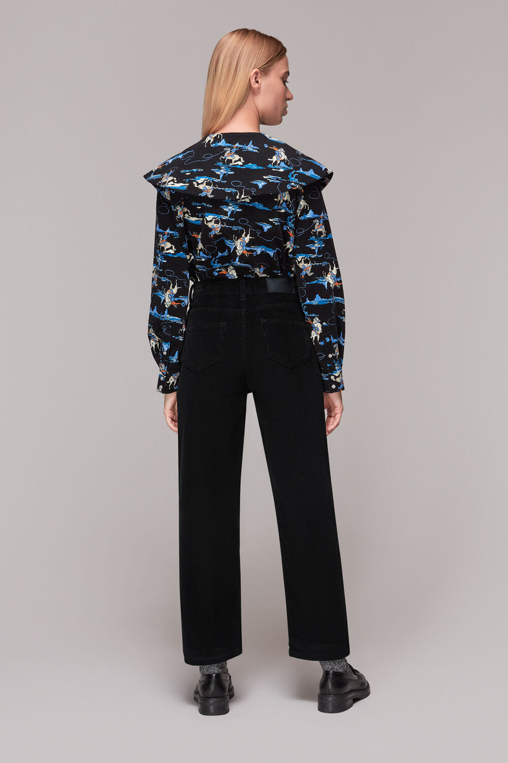 Hollie Button Front Cord Jean