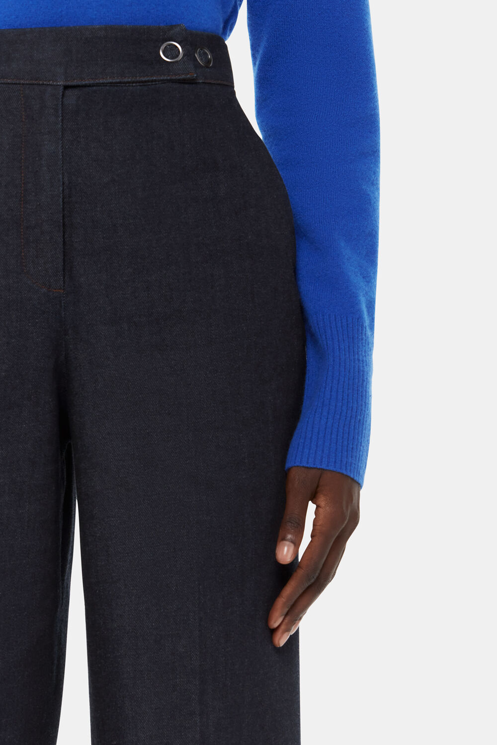 Joanna Denim Straight Trouser