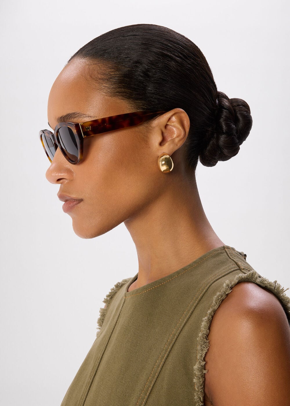 Brown Cat Eye Sunglasses