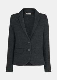 Slim Jersey Jacket Dark Grey