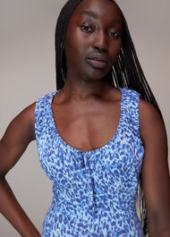 Summer Cheetah Jersey Dress