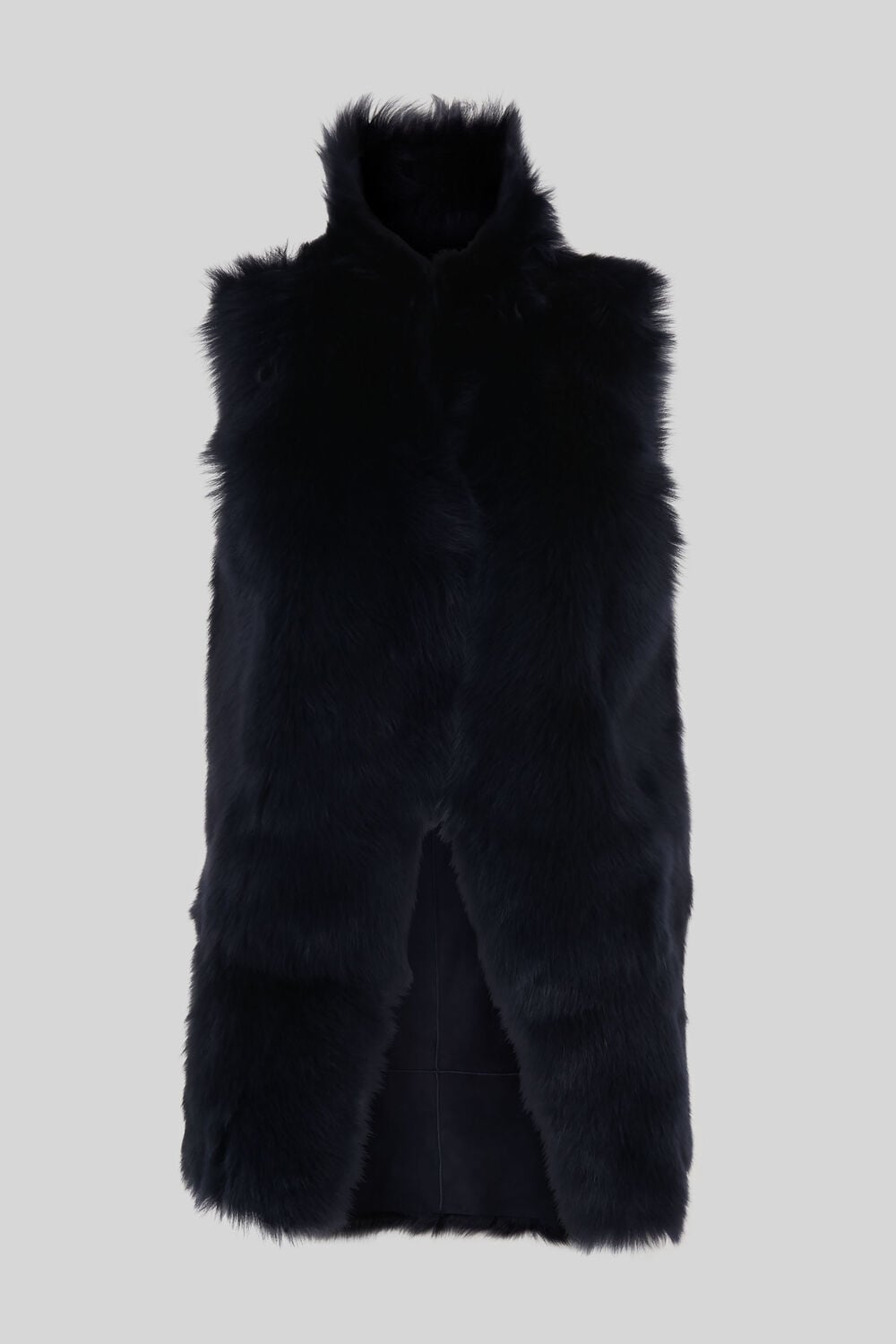 Longline Sheepskin Gilet