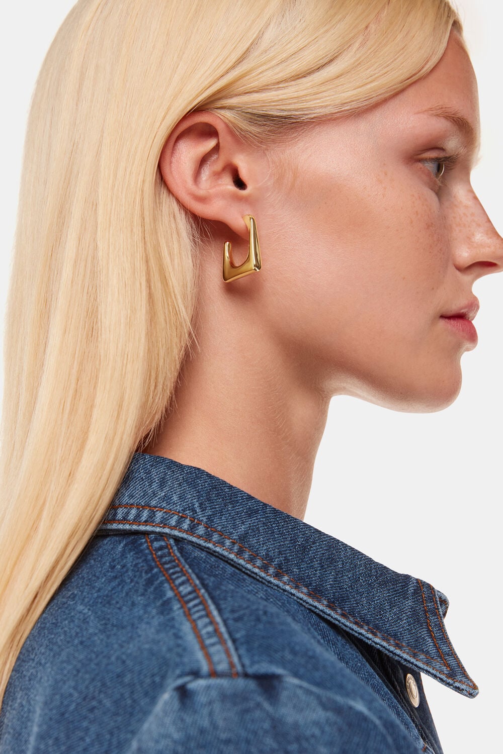 Square Hoop Earring