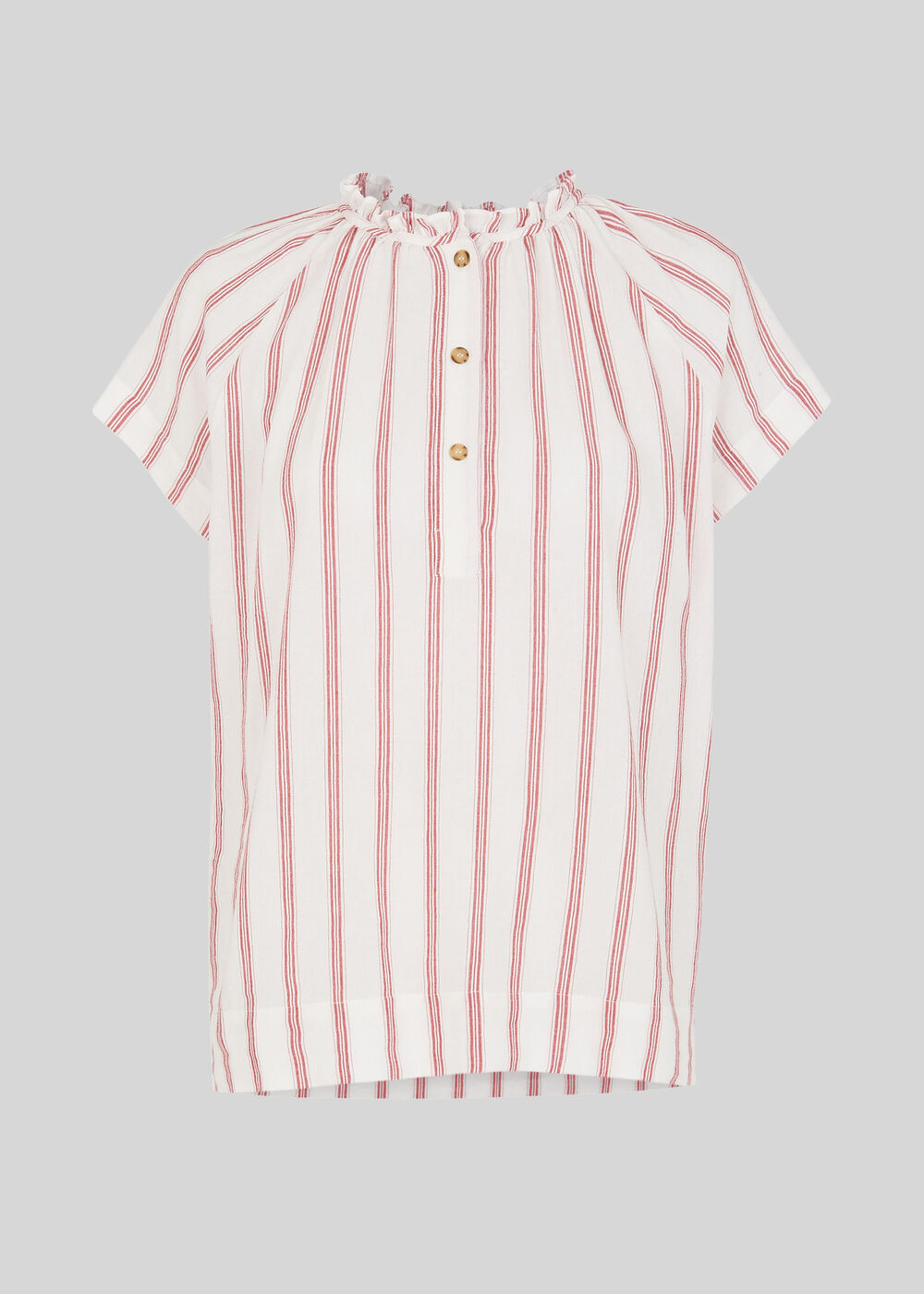 Shira Stripe Top White/Multi