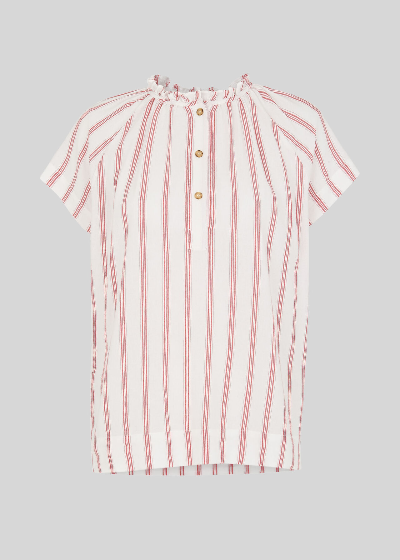 Shira Stripe Top White/Multi