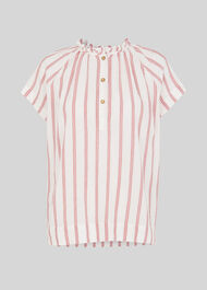 Shira Stripe Top White/Multi
