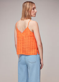Seersucker Cami Top