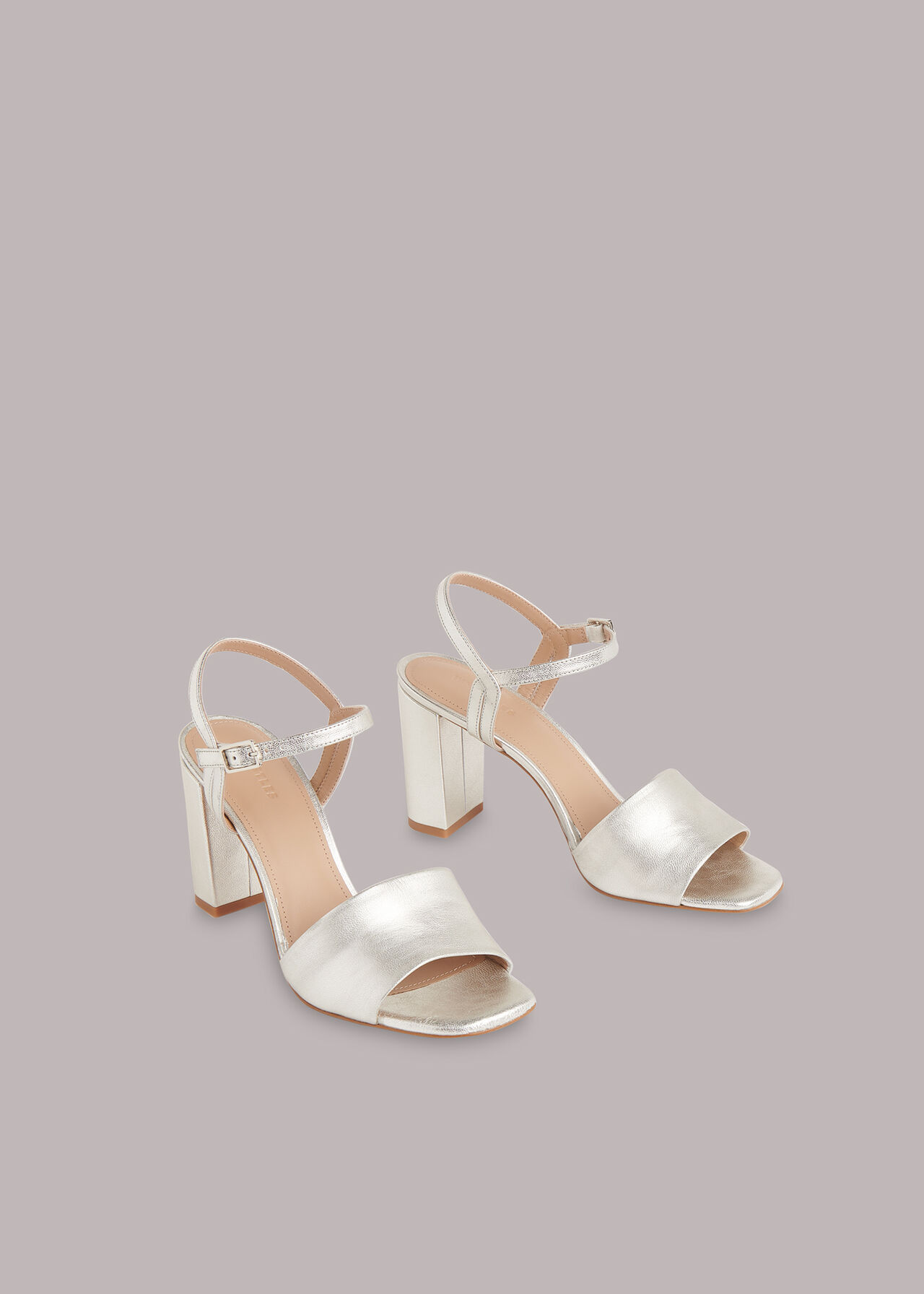 Lilley High Block Heel Sandal