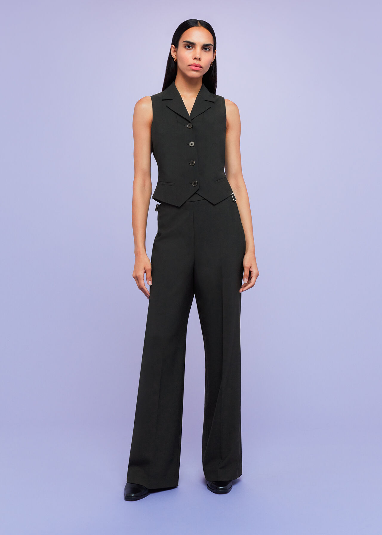 Sia Wool Blend Waistcoat