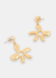 Abstract Stud Drop Earring