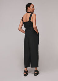 Frill Utility Belted Jumpsuit