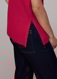 High Neck Rib Tunic