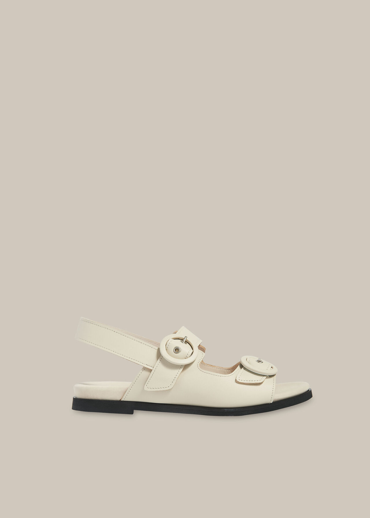 Stone Marcie Double Buckle Sandal | WHISTLES