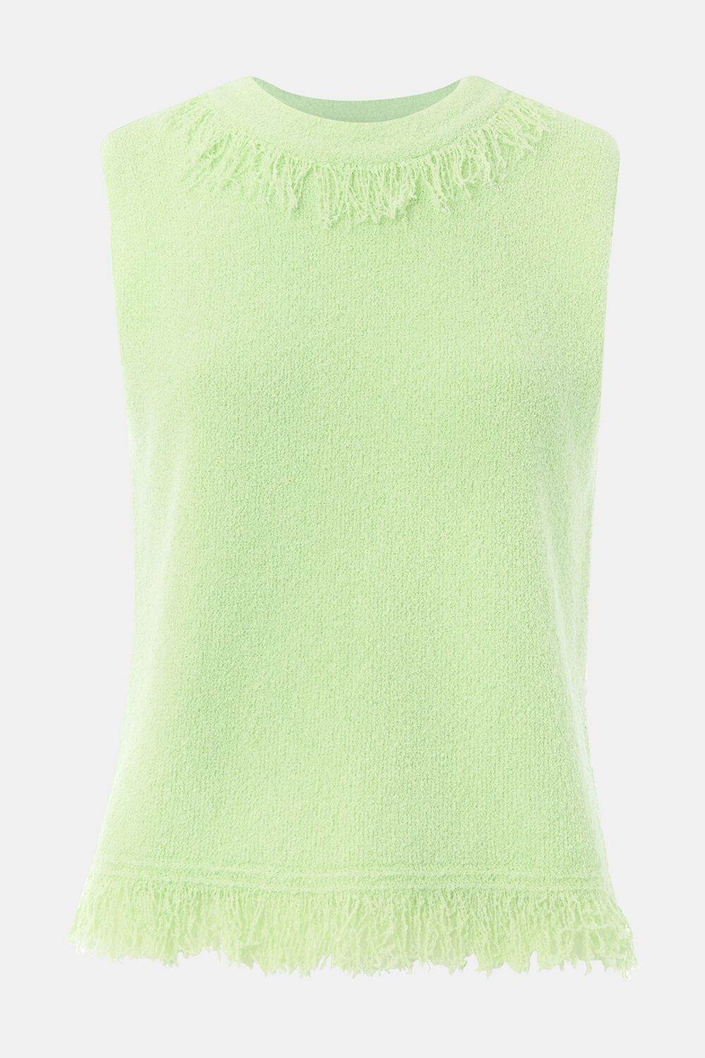 Fringe Detail Knitted Tank