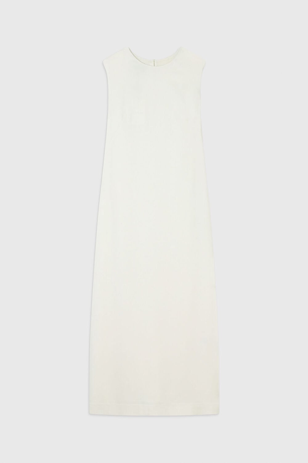 Ivory Fringe Back Midi Dress