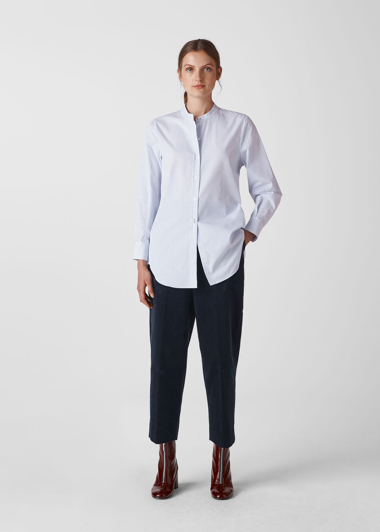 Stripe Eileen Shirt White/Multi