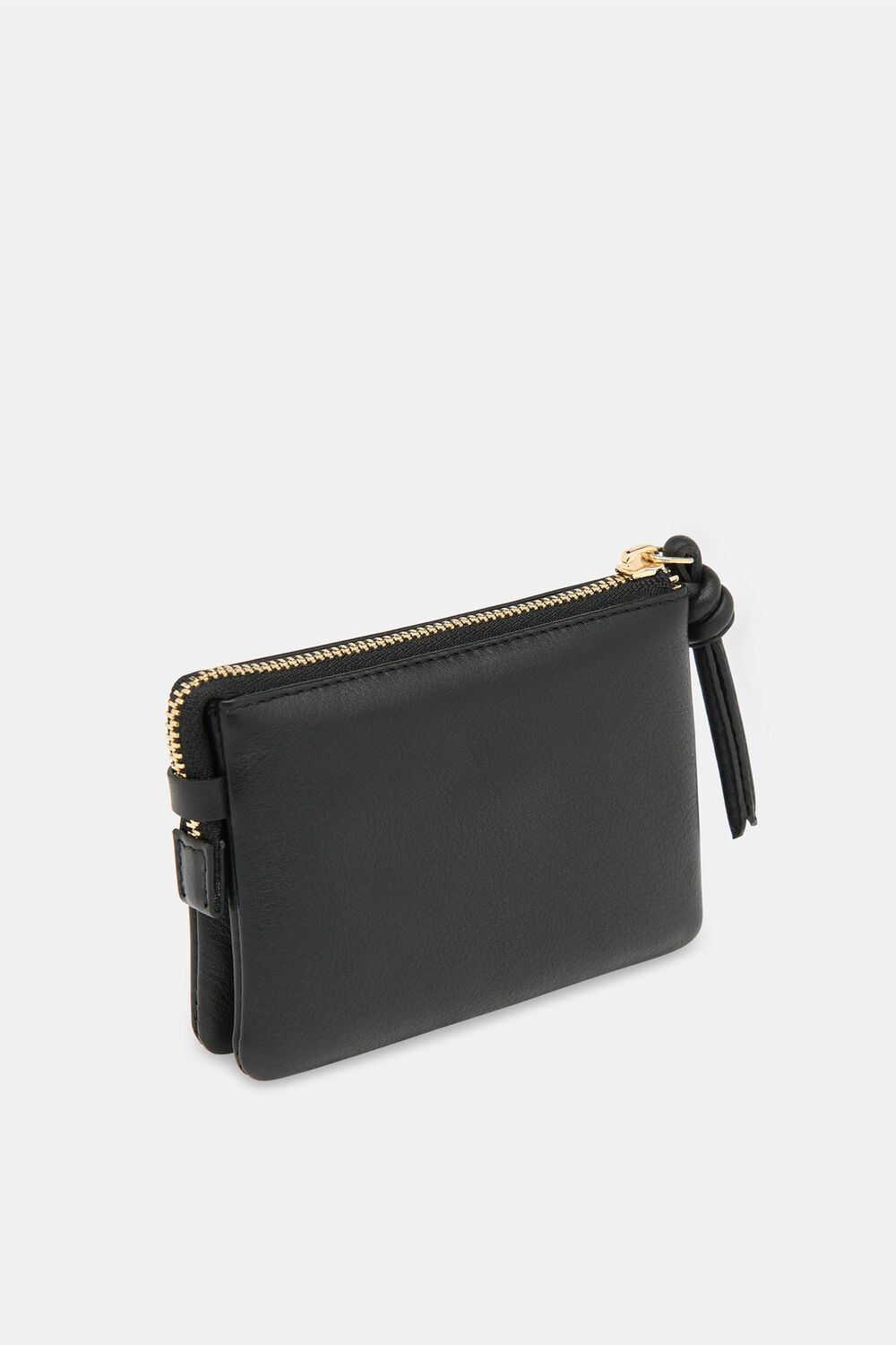 Knotted Zip Pull Purse