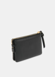 Knotted Zip Pull Purse