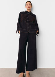 Suede Western Trousers