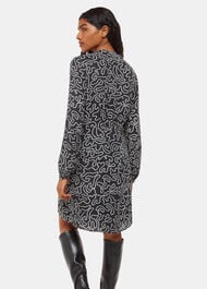 Petite Chain Print Flippy Dress
