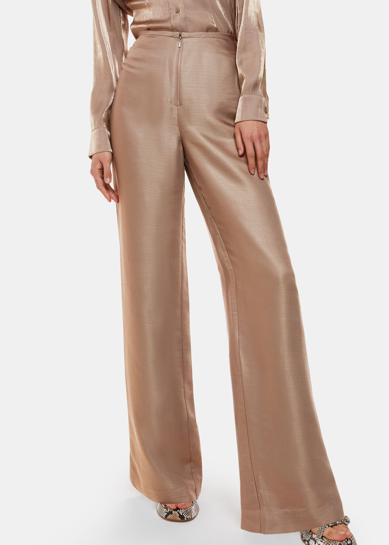 Teigan Metallic Trousers