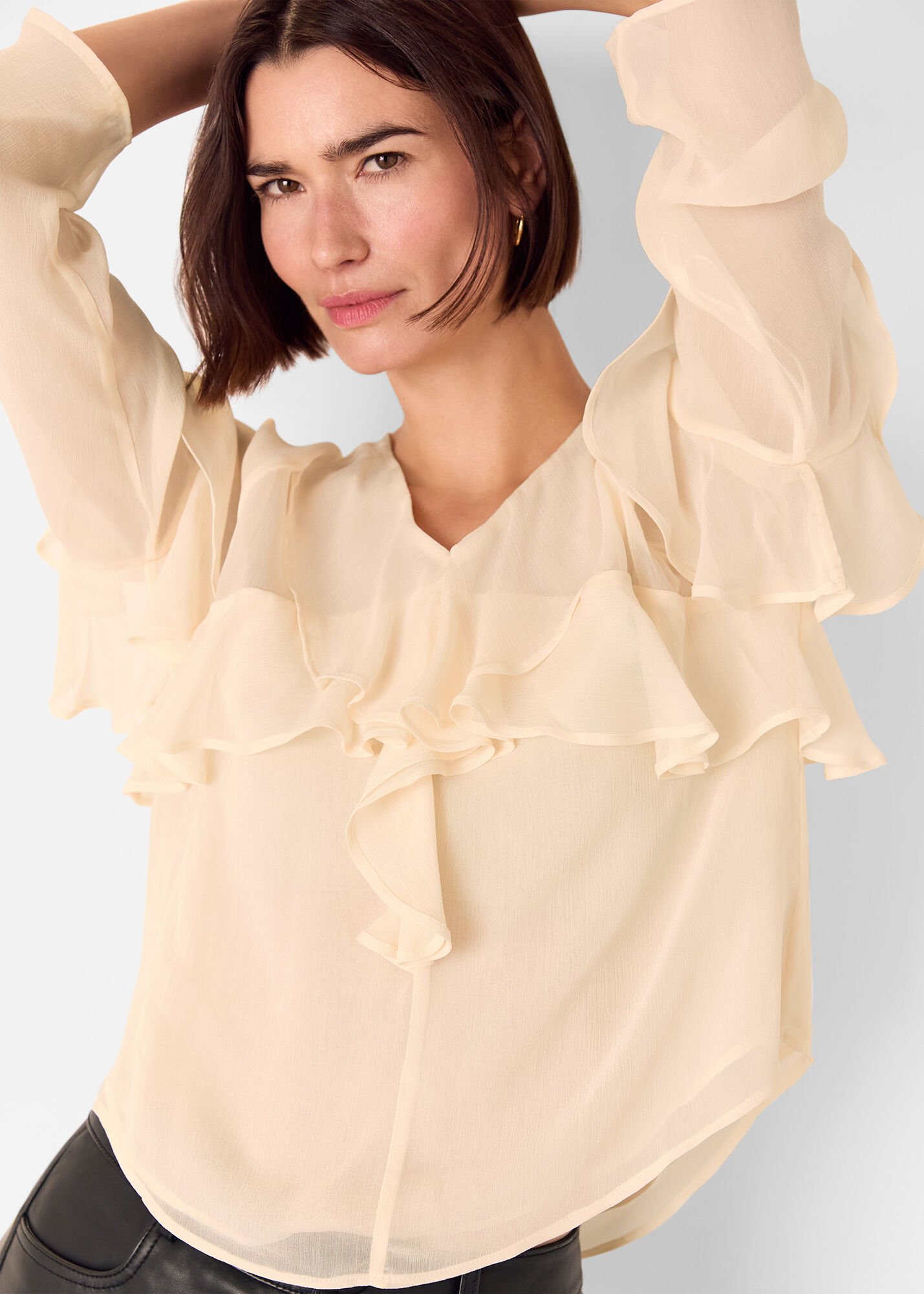 EAPHI FEELING FRILLS BLOUSE