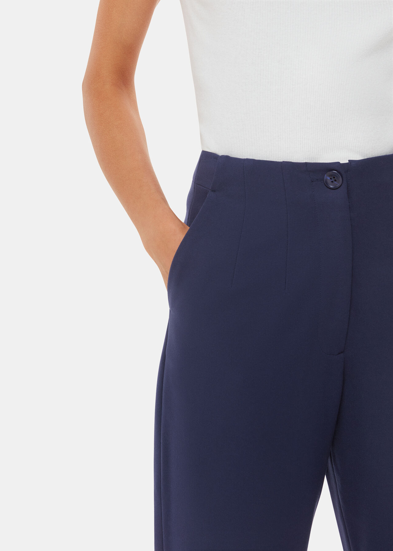 Lila Ponte Trouser