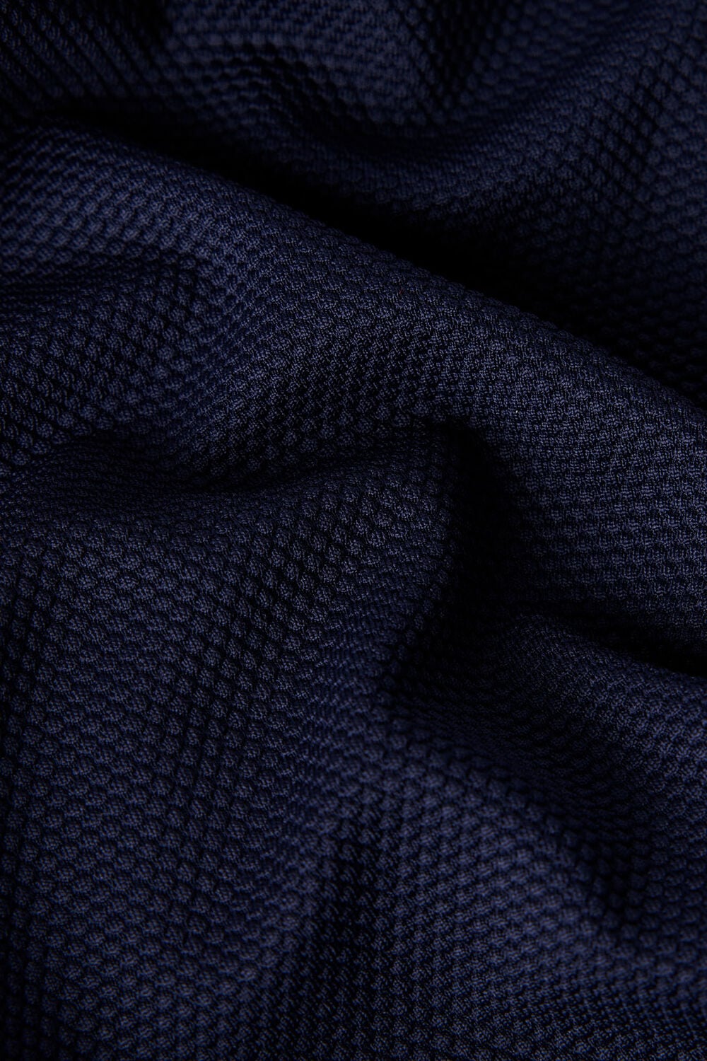 Navy Textured Detail Swimsuit