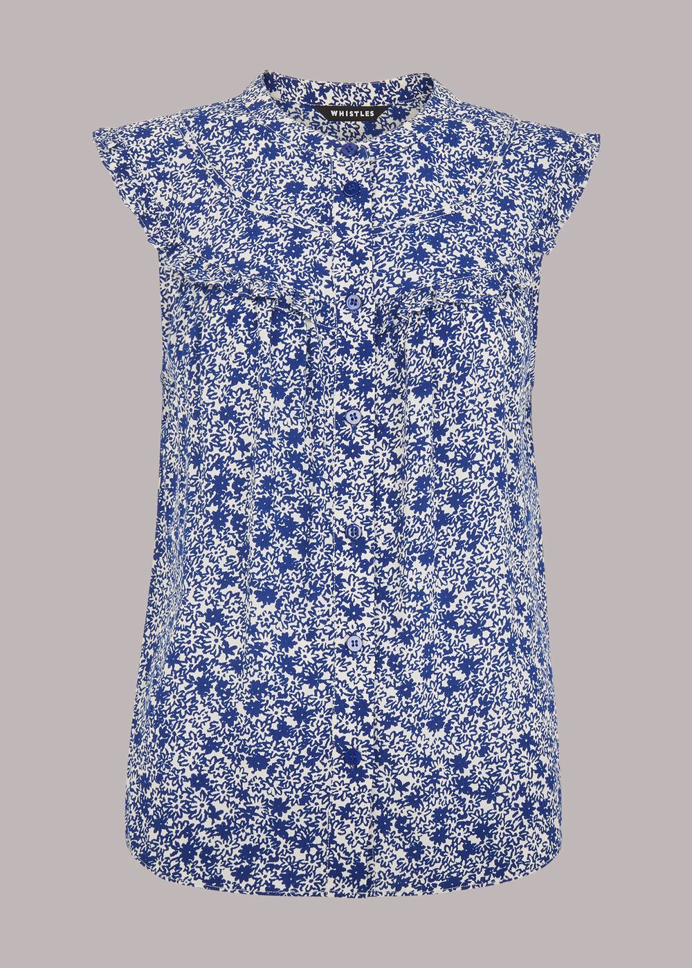 Twin Daisy Print Blouse