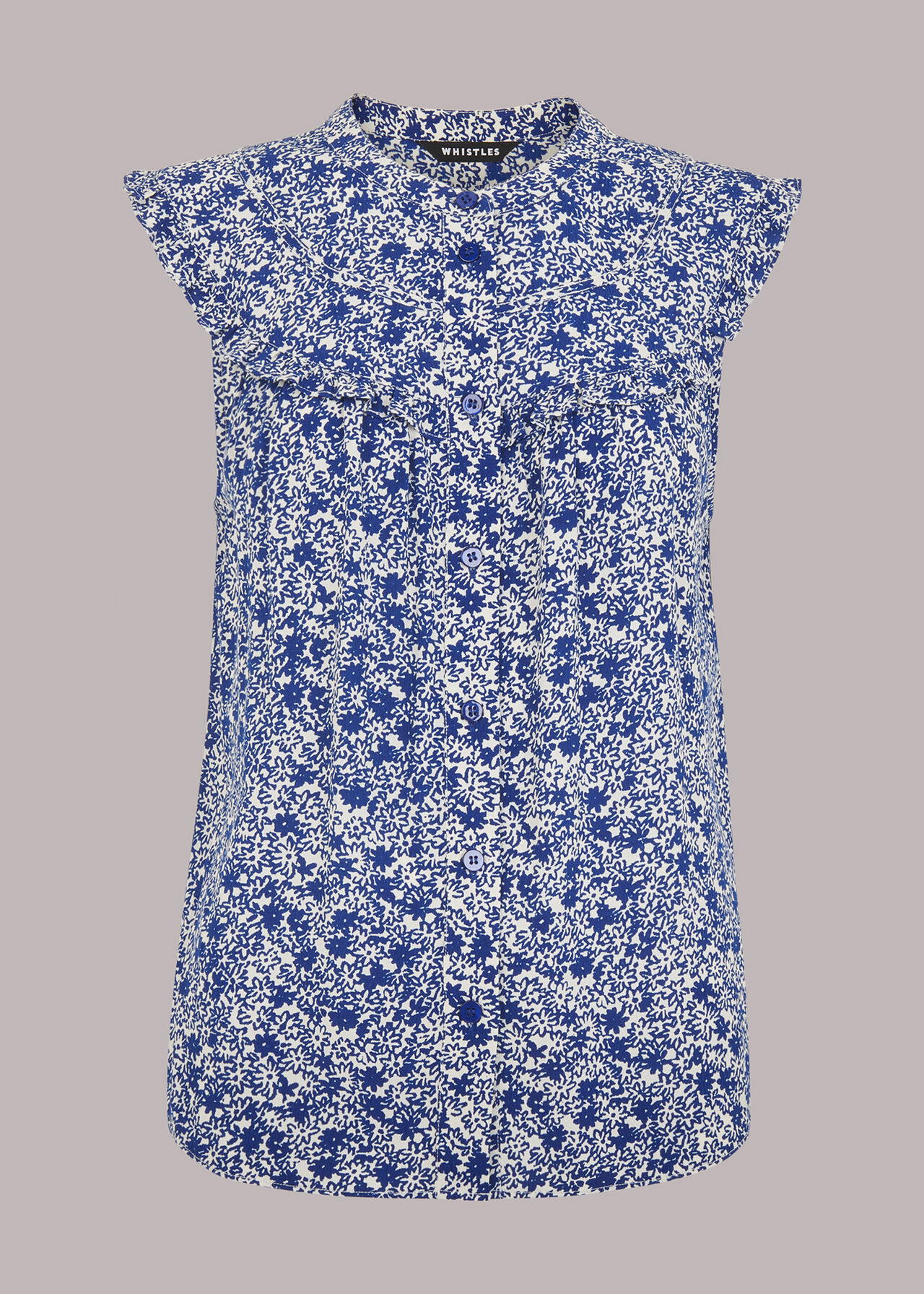 Twin Daisy Print Blouse