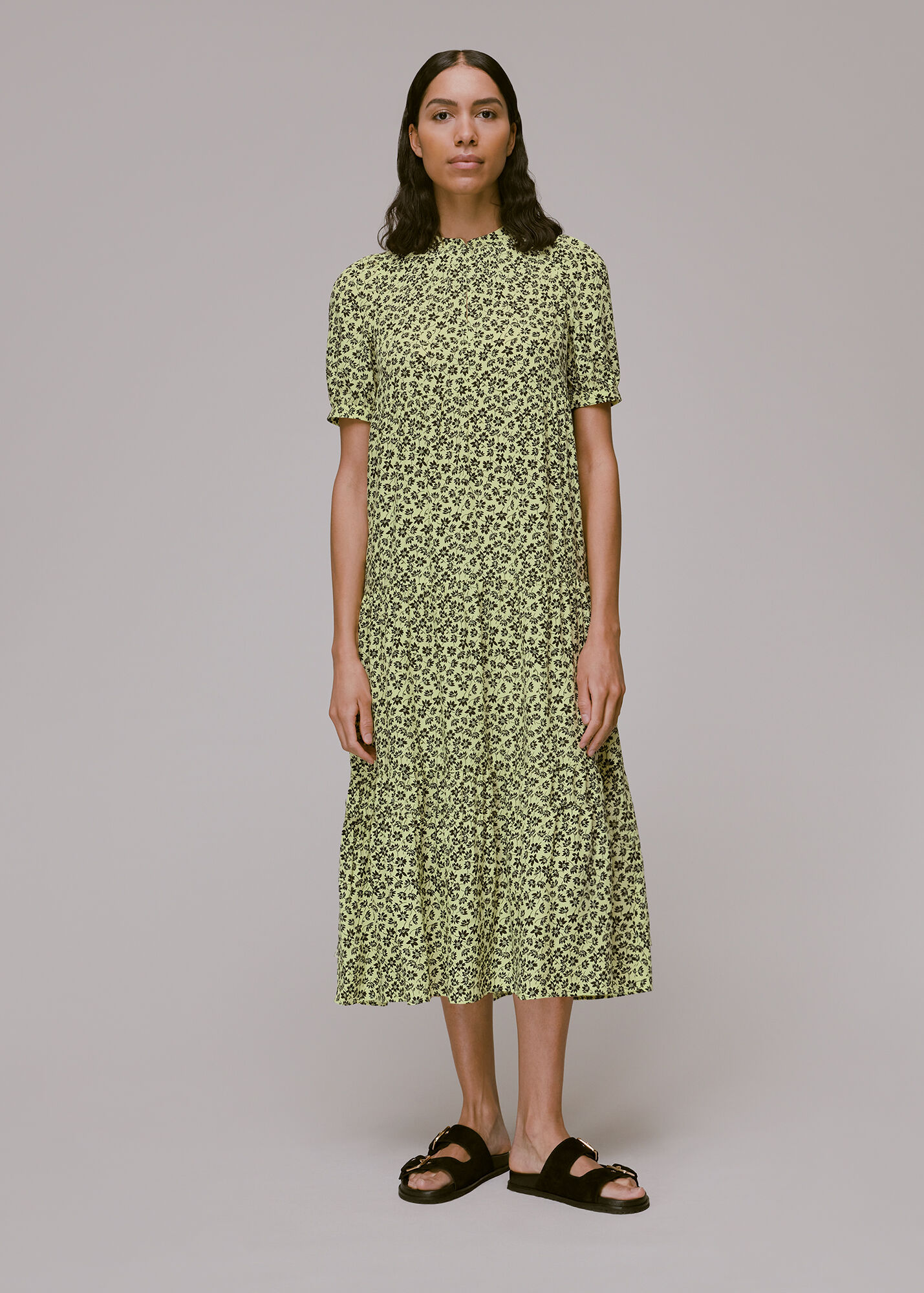 Darcy Dress | Buttercup Floral main image 1