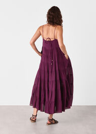 Cotton Tiered Maxi Sun Dress