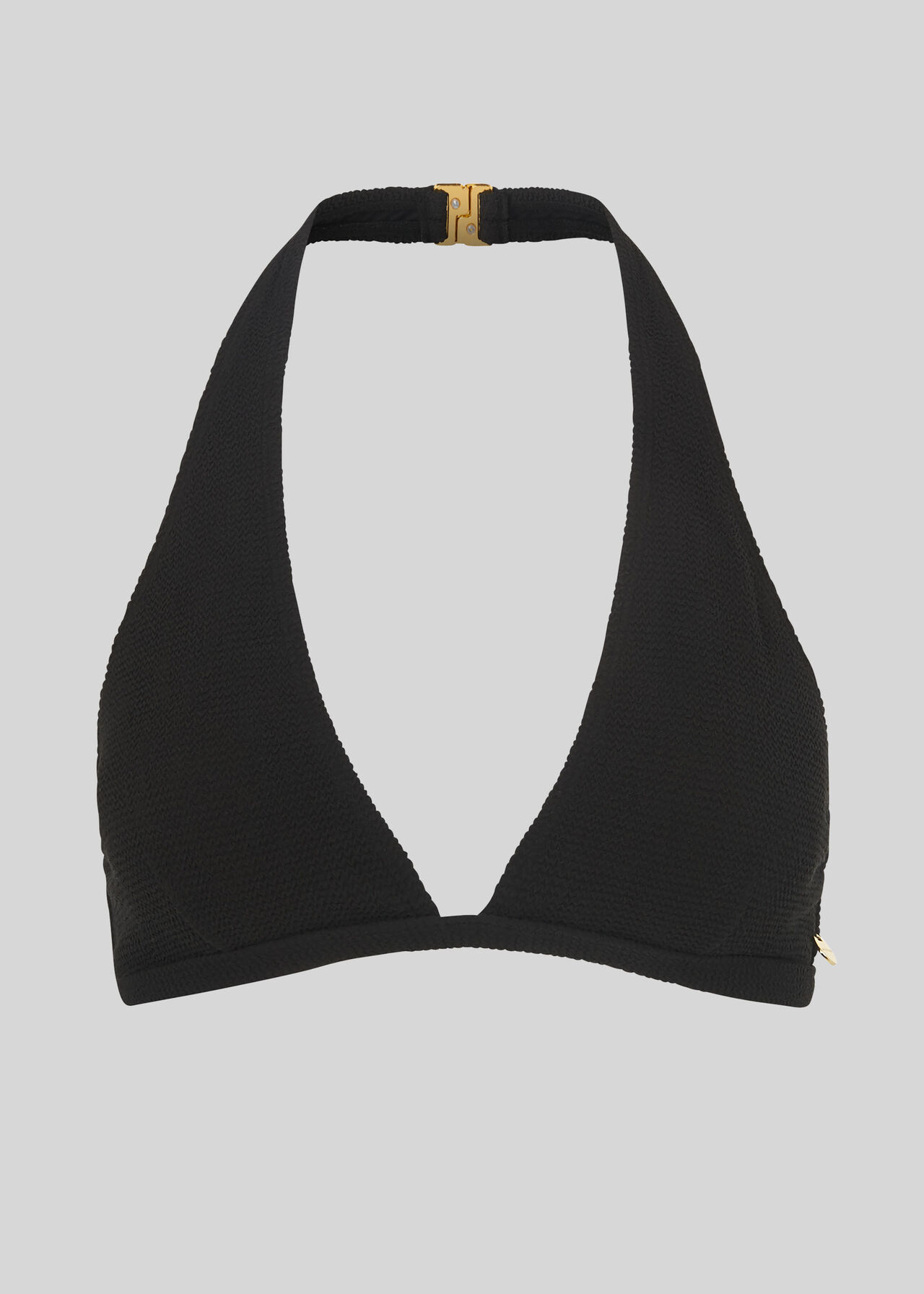 Klara Minimal Bikini Top Black