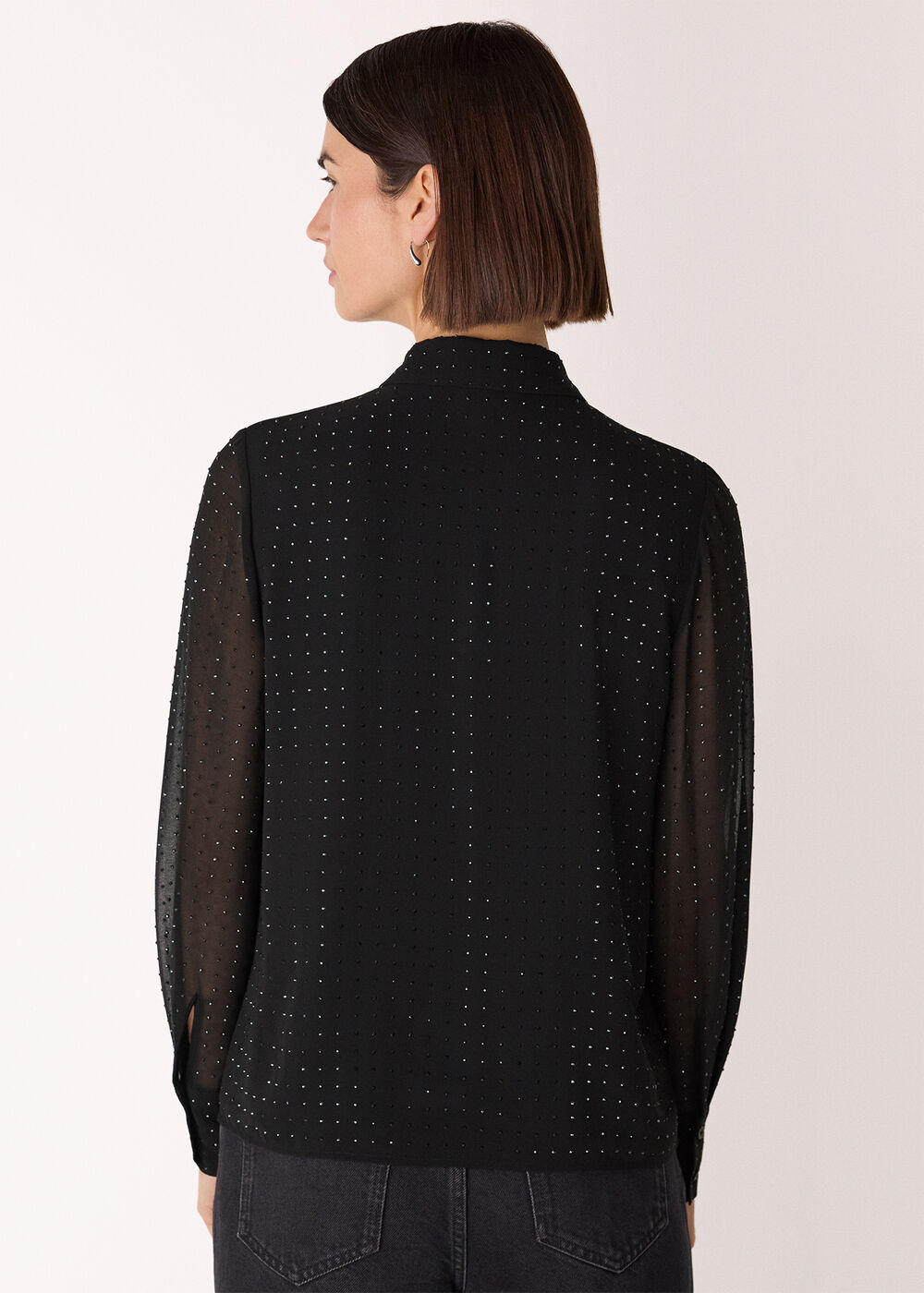Hot Fix Sheer Shirt