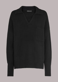 Rib Collar Sweater