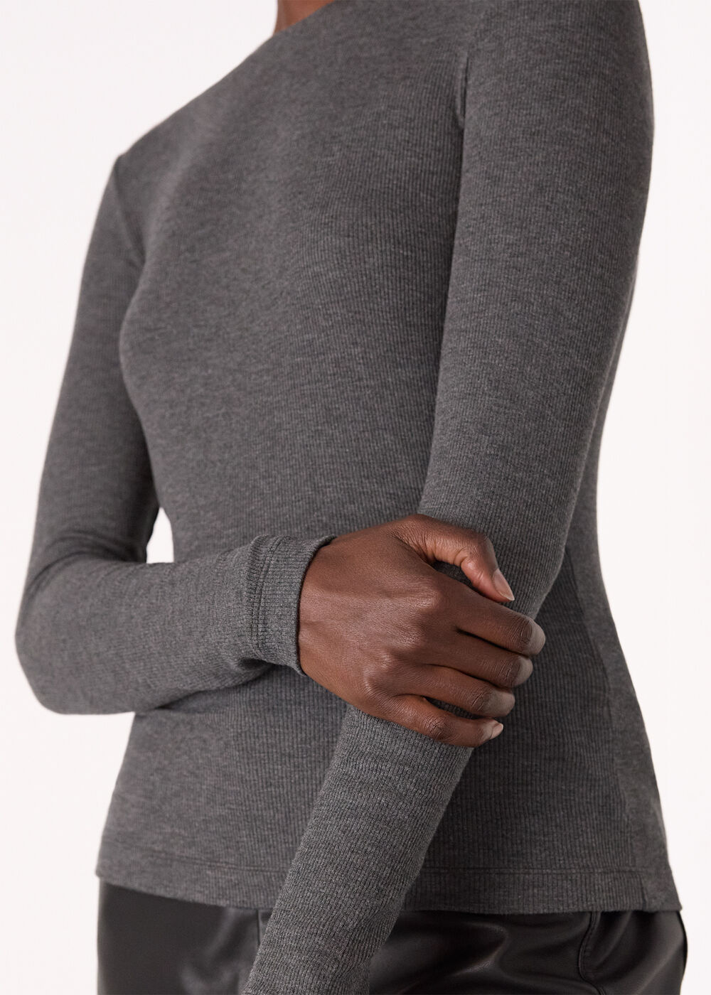 Essential Ribbed Crew