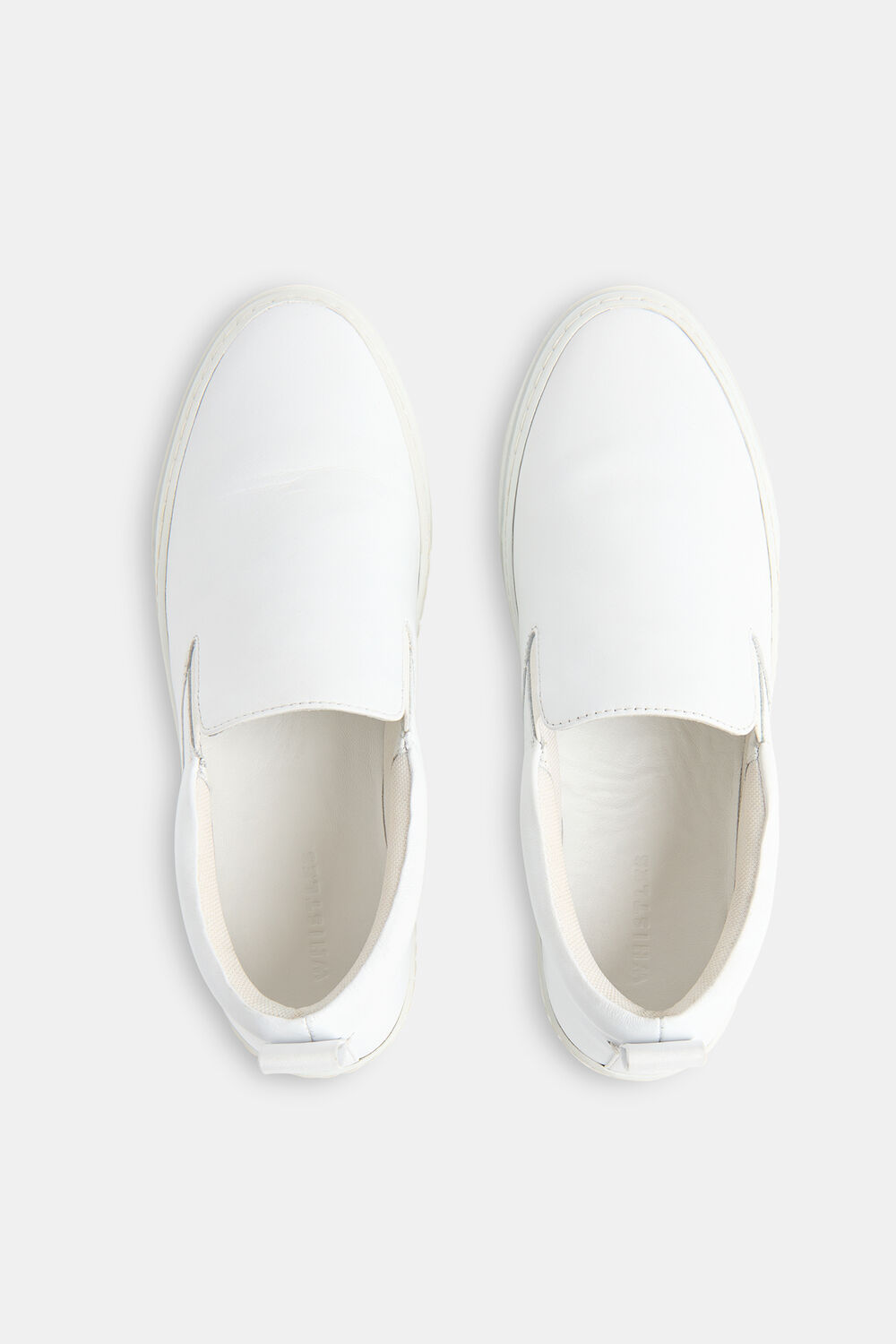 White Kinsley Slip On Trainer