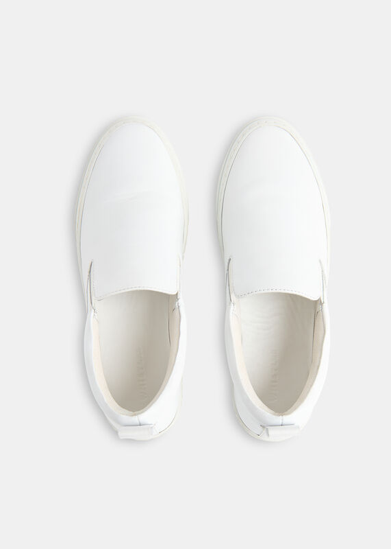 White Kinsley Slip On Trainer