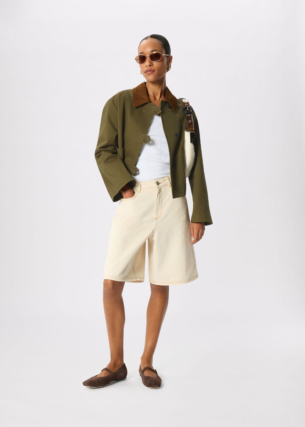 Corduroy Collar Jacket