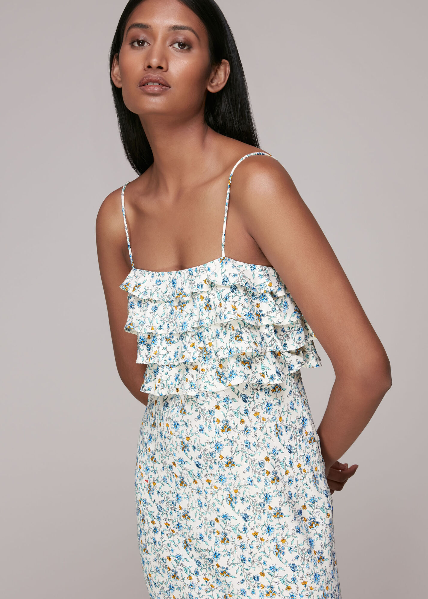 Multicolour Freya Summer Floral Dress WHISTLES