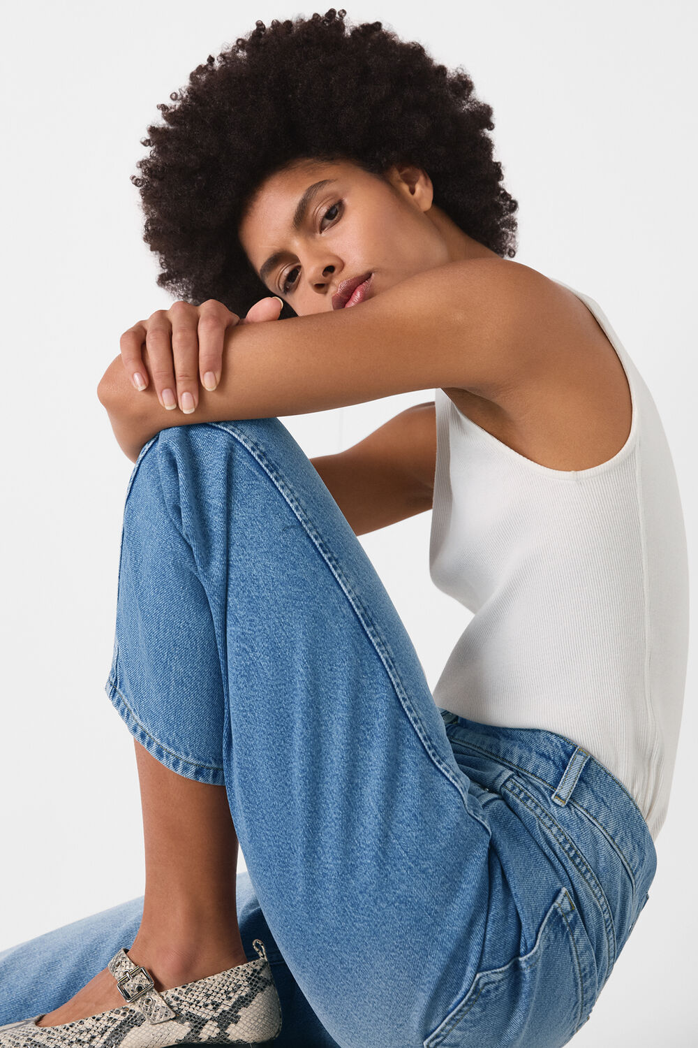 Authentic Barrel Leg Jean