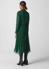 Jungle Cat Pleated Dress