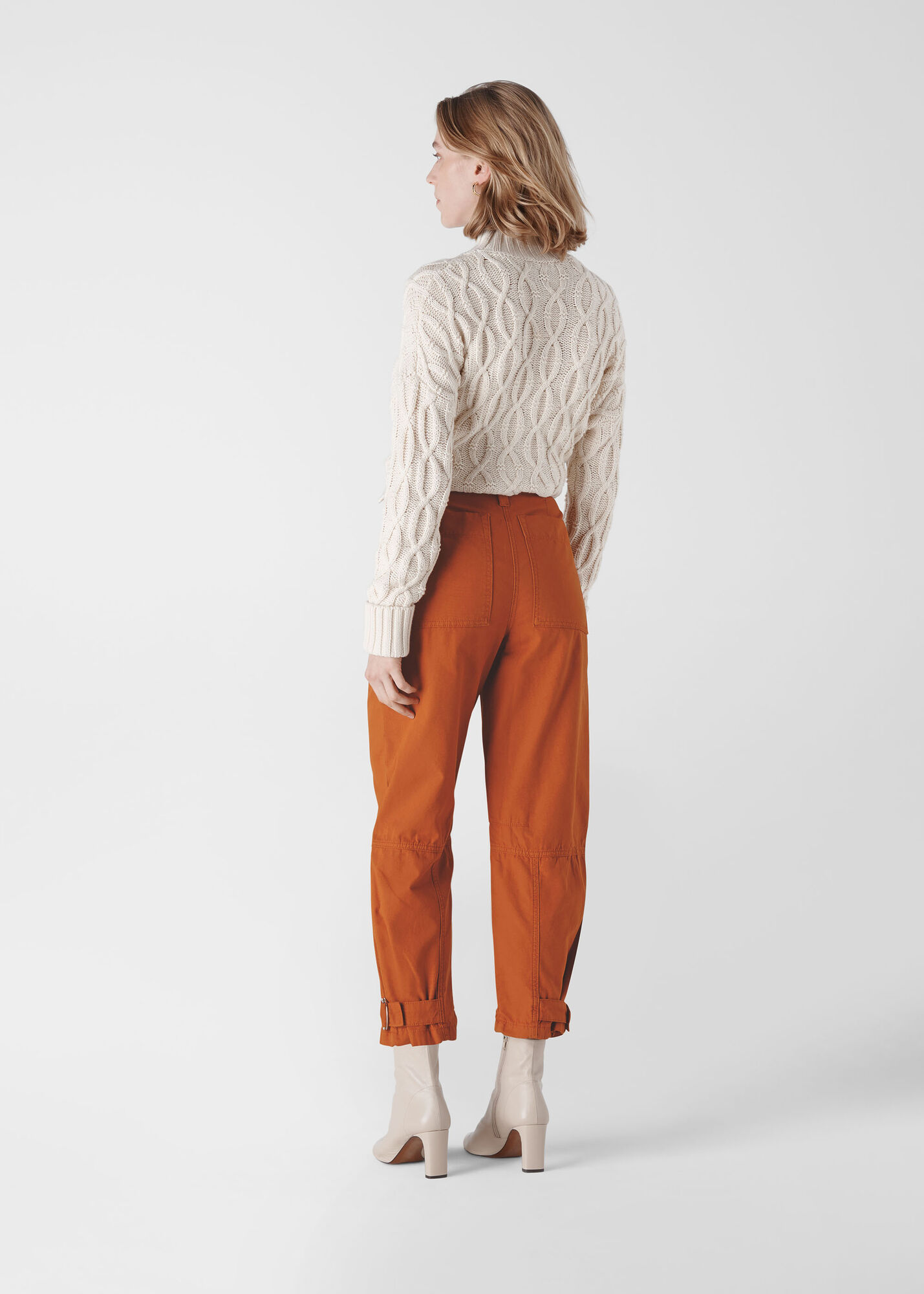 Tobacco Cadi Utility Cargo Trouser WHISTLES