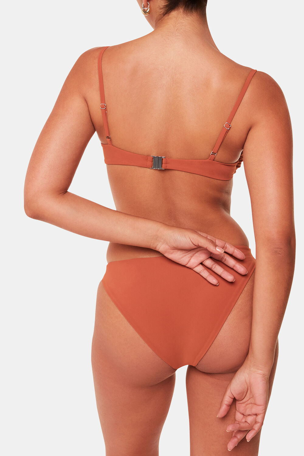 The Longing Ruched Underwired Bikini Top
