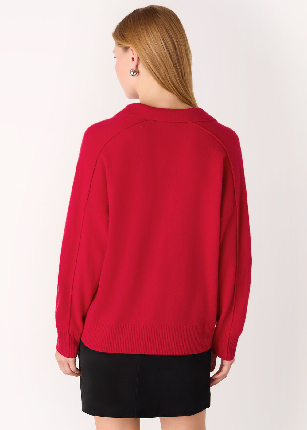 Wool Collar Neck Knit