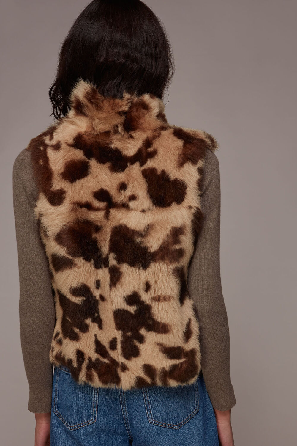 Cow Print Toscana Gilet