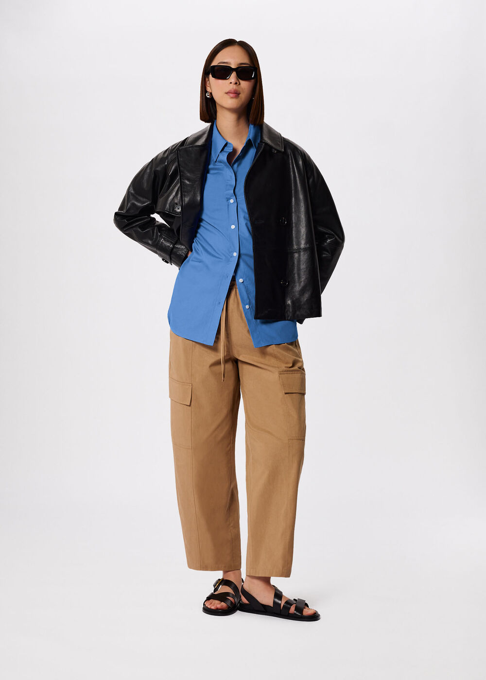 Oversized Cotton Poplin Shirt