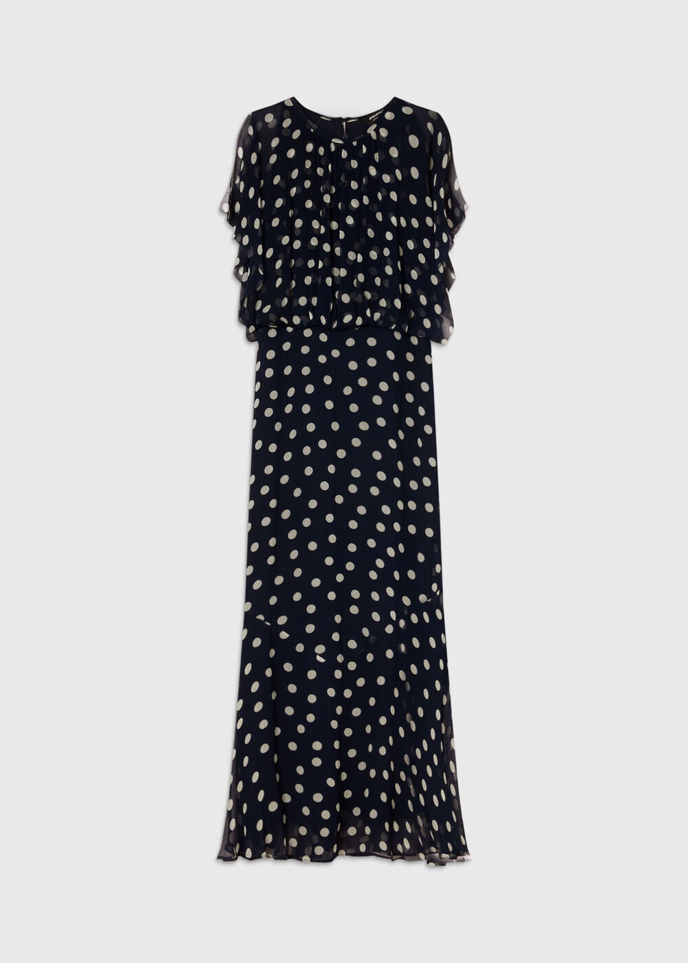 Polka Dot Print Midi Dress