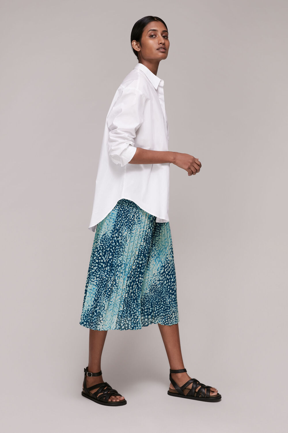 Dalmation Pleated Skirt